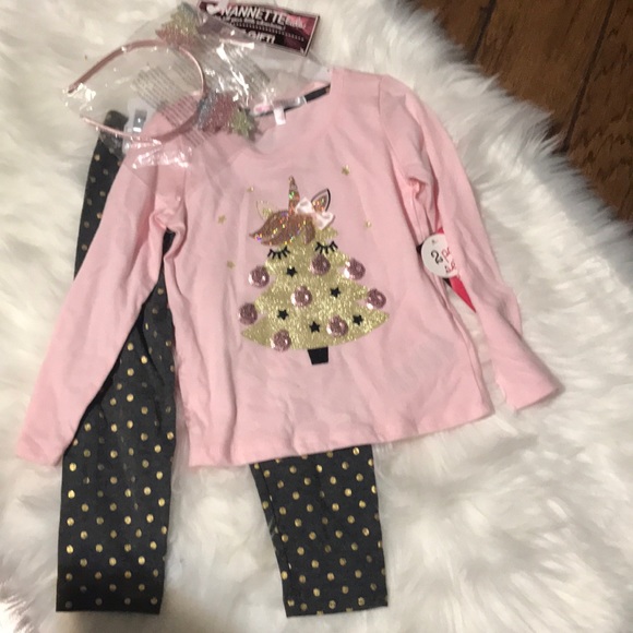 Child’s 2pc legging set💕. Size 3T. NWT